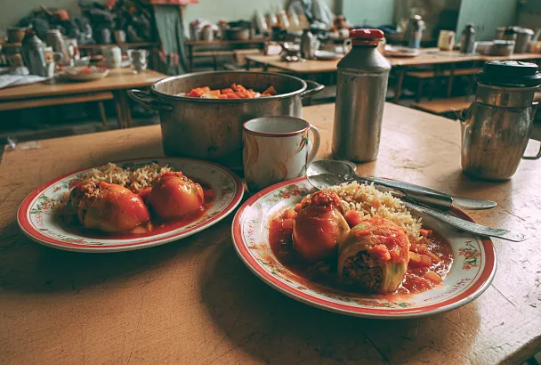 Фаршированные перцы как в советских столовых: быстрый рецепт