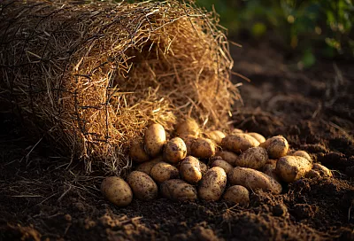 Метод вертикальной башни: как вырастить до 40 кг картофеля на 1 квадратном метре