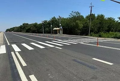 Участок дороги Армавир – Курганинск ремонтируют в Новокубанском районе