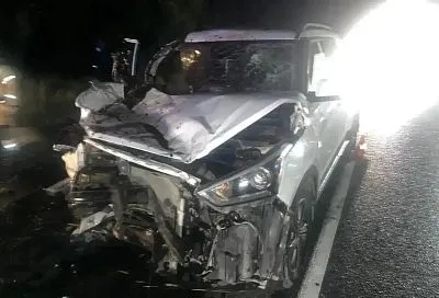 В Анапе несовершеннолетний пассажир оказался в больнице после жёсткого ДТП