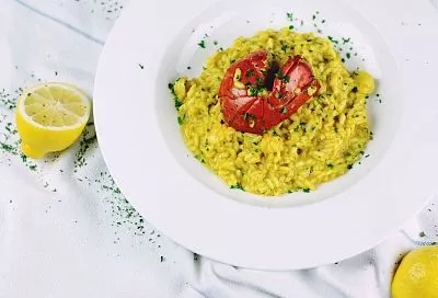 Самое яркое блюдо: ризотто с шафраном