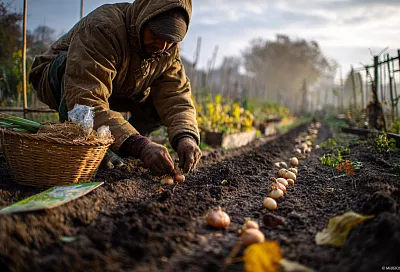 Подзимний посев лука: секреты раннего урожая