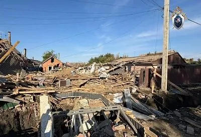 СК работает на месте гибели мужчины при взрыве частного дома под Краснодаром