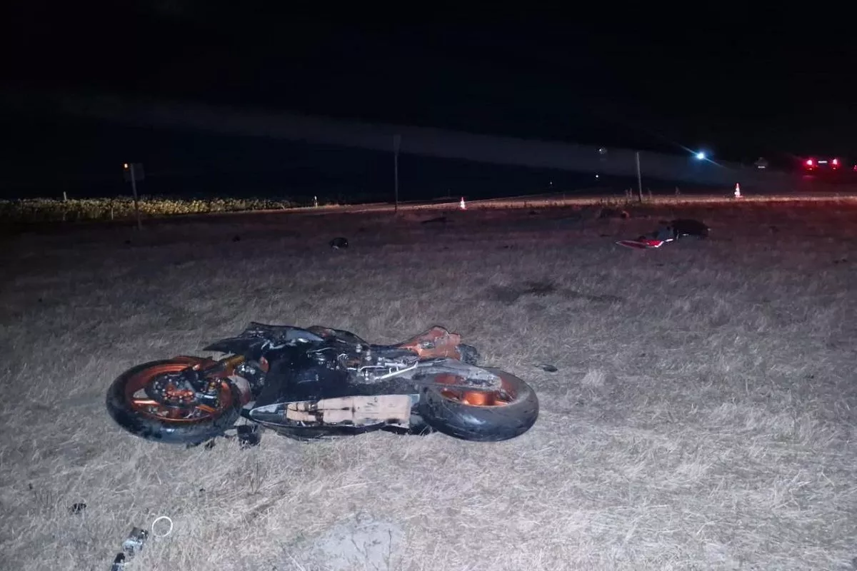 Двое мужчин на мотоцикле погибли в ДТП на трассе в Краснодарском крае