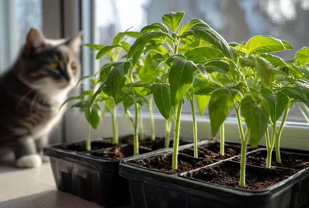 Как вырастить крепкую и коренастую рассаду перца и томатов: обязательные подкормки