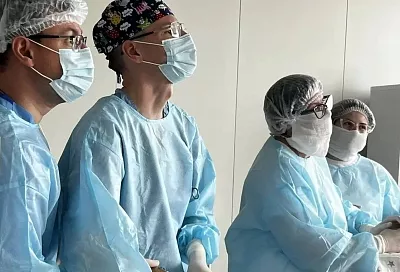 Лапароскопическую герниопластику впервые провели в ЦРБ Горячего Ключа