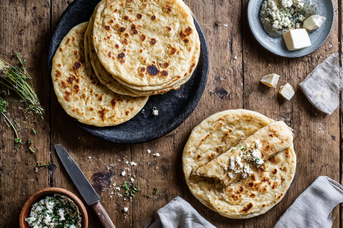 Картофельные лепёшки вместо лаваша: выручают, когда дома нет хлеба