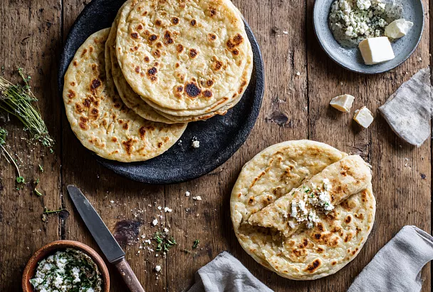 Картофельные лепёшки вместо лаваша: выручают, когда дома нет хлеба