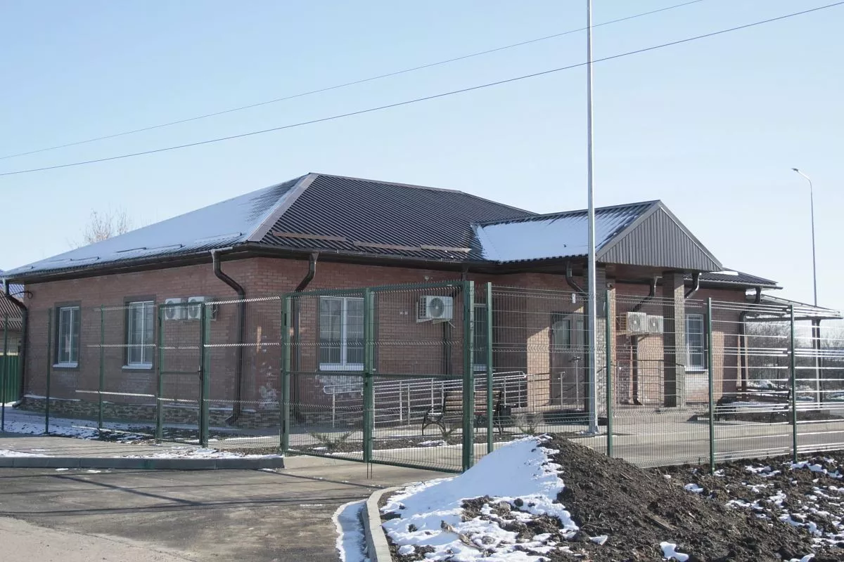 По нацпроекту в хуторе Западном построили амбулаторию врача общей практики. 