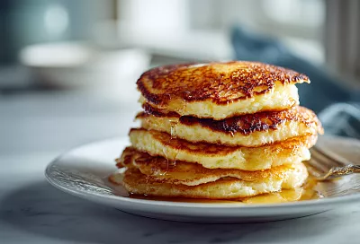 Манные оладьи на кефире: пышные, нежные и совсем другие на вкус