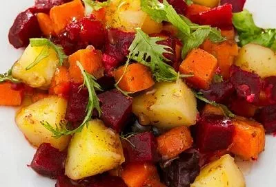 Винегрет на сковороде: новый взгляд на классическое блюдо. Овощи не варю, а тушу 