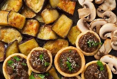 Грибная икра из шампиньонов со вкусом лесных грибов - с запахом дыма, на обычной плите