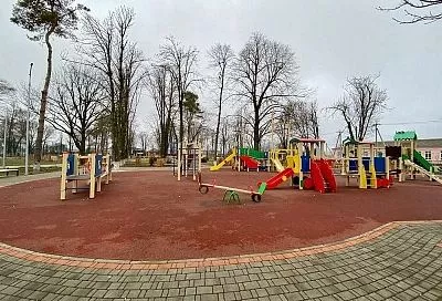 Центральный парк реконструировали в Динском районе по нацпроекту