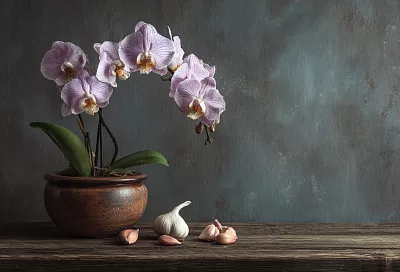 Чесночная подкормка для орхидей своими руками