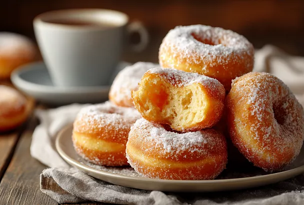 Секрет пышных пончиков из детства: нежные, воздушные, на кисломолочке