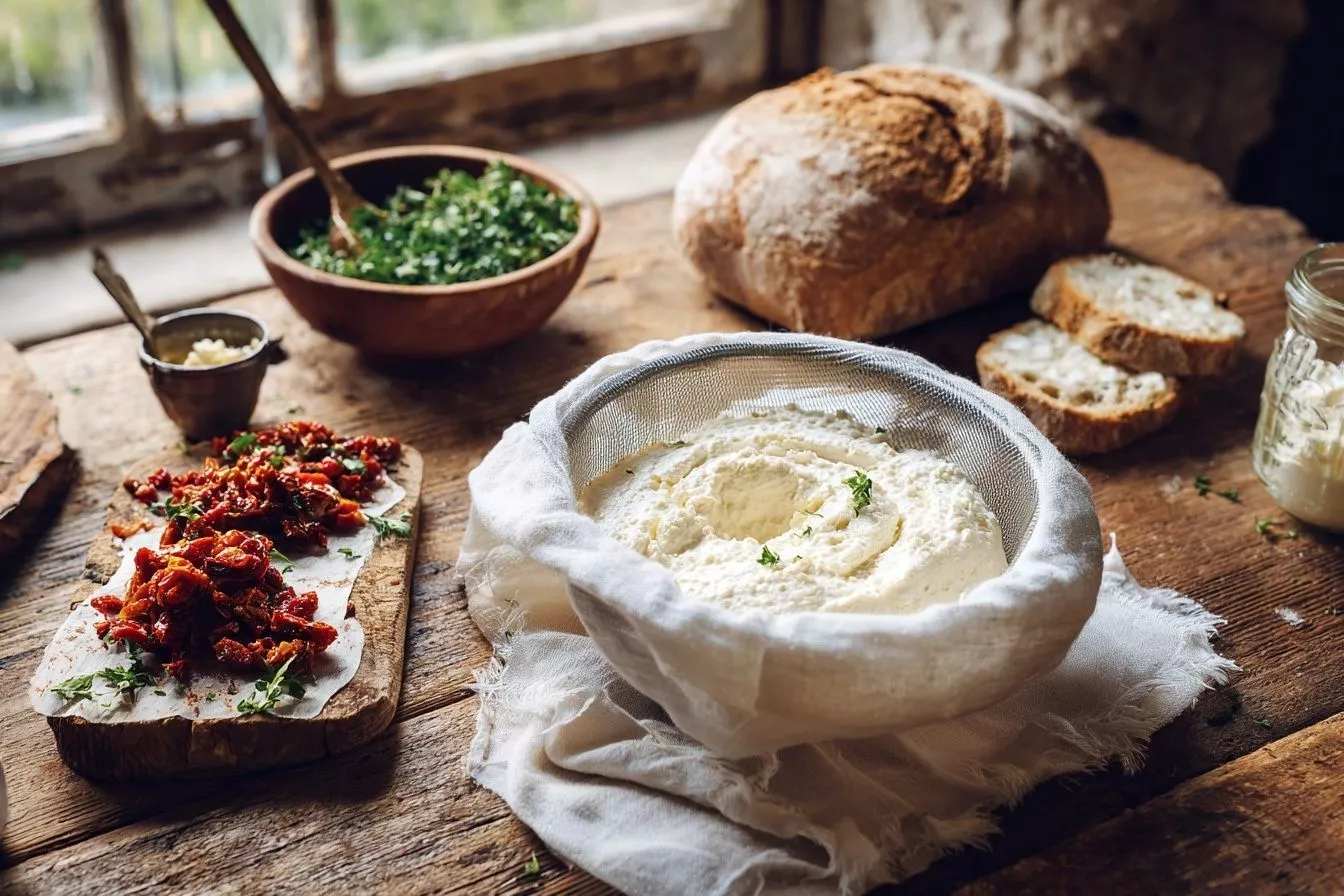 Творожный крем-сыр из замороженного кефира: проще не бывает