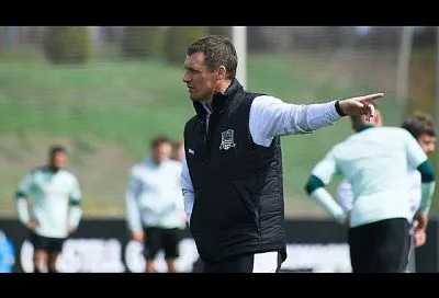 «Краснодар» показал первую тренировку под руководством Ганчаренко