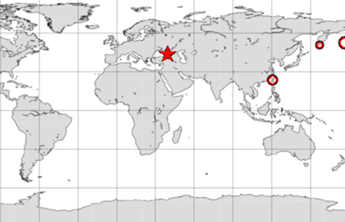 Эпицентр землетрясения находился в акватории Черного моря у берегов Сочи