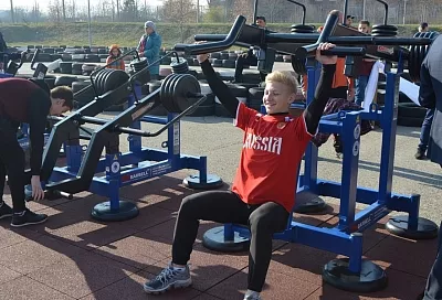 В Отрадненском районе в рамках нацпроекта открыта спортивная площадка ГТО