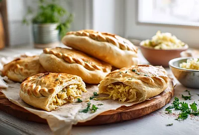 Пышные постные пирожки с капустой: мягкие, ароматные и очень вкусные