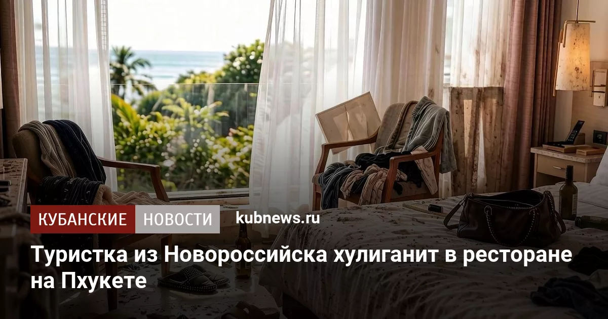 Туристка из Новороссийска хулиганила в ресторане на Пхукете
