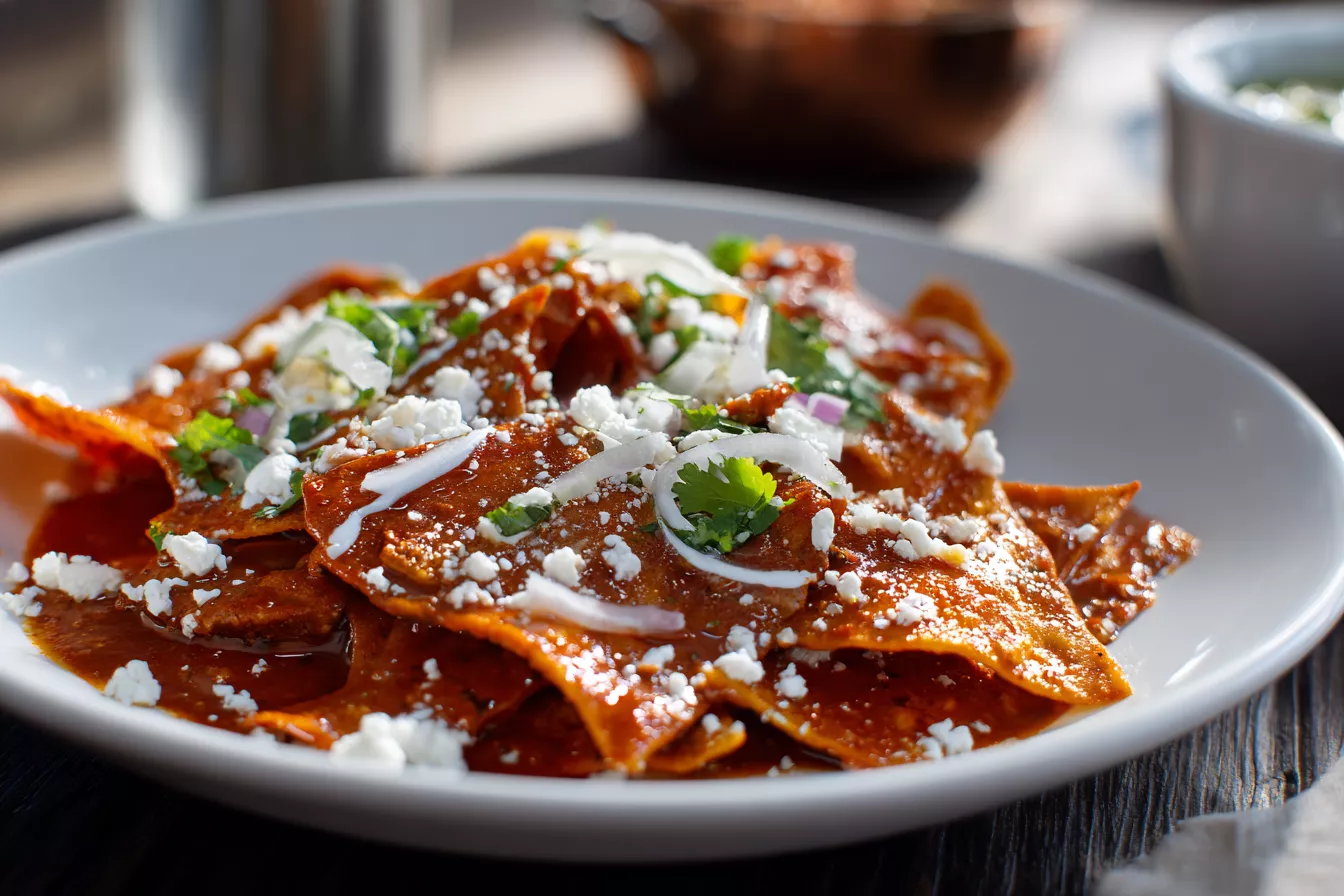 Чилакилес рохос по-домашнему: быстро, сытно и очень мексикански