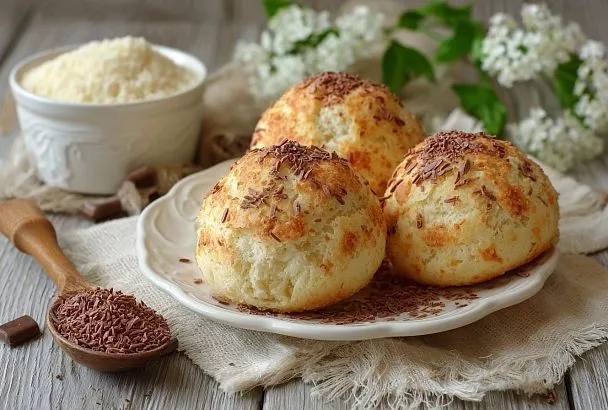 Мягкие булочки бриошь без муки: шоколадное удовольствие из 4 ингредиентов