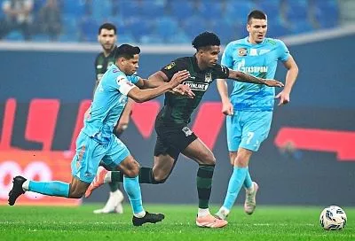 «Краснодар» остался лидером РПЛ, сыграв вничью с «Зенитом»