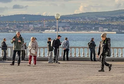 Черное море у берегов Краснодарского края остывает медленно