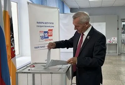 Секретарь регионального отделения «Единой России» Николай Гриценко принял участие в выборах депутатов Госдумы