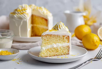 Лимончелло: нежный торт с лимонной свежестью, который тает во рту