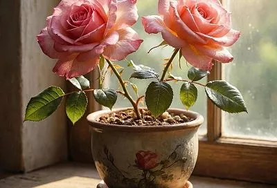 Пересаживаю розу после «Магнита» и она цветет и радует глаз