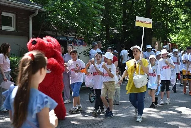 Праздник, посвященный Дню защиты детей, состоялся в Краснодаре в парке 30-летия Победы
