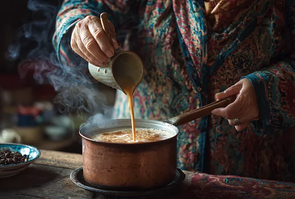 Аданийский молочный чай: густой и ароматный рецепт