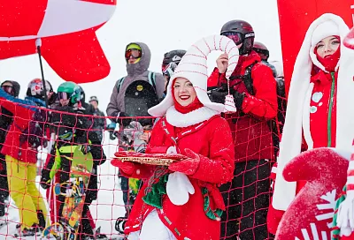 Горнолыжный сезон стартовал в Краснодарском крае 