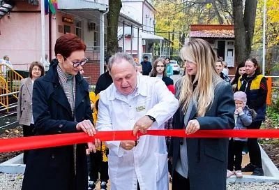 Фонд «Сияние» комплексно благоустроил реабилитационную площадку в Краевом детском центре медицинской реабилитации