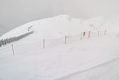 Сугробы подросли: какая высота снега в горах под Сочи