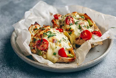 Мясные конвертики с овощами и сыром: сочные, белковые, без муки. Ешь и худей