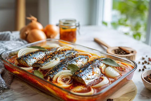 Маринованная скумбрия круче красной рыбы – по этому рецепту можно готовить любую рыбу!