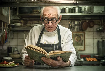 Илья Лазерсон проверяет рецепт 1955 года: картофельные «копытка» со шкварками — как в столовой СССР