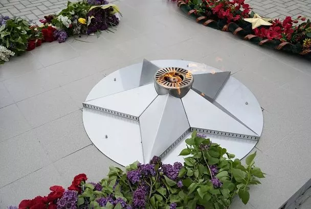 В Тимашевском районе подвели газ к Вечному огню на мемориальном комплексе в поселке Советском