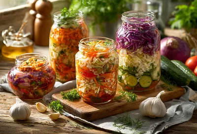 Самые простые рецепты квашенных овощей: ассорти, фаршированные перцы и капуста