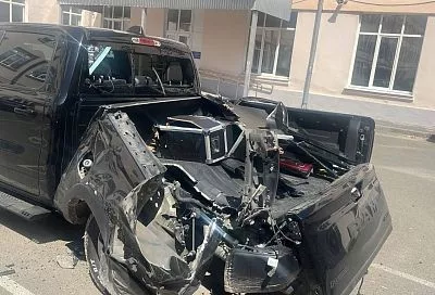 На стоянке КубГТУ взорвался автомобиль – пострадавших нет