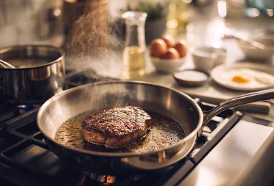 Нержавейка без пригорания: как жарить так, чтобы сковорода работала на вас