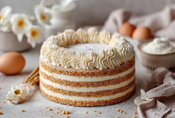Нежнейший торт Штефания на желтках – тает во рту как пломбир и собирается за час без миксера