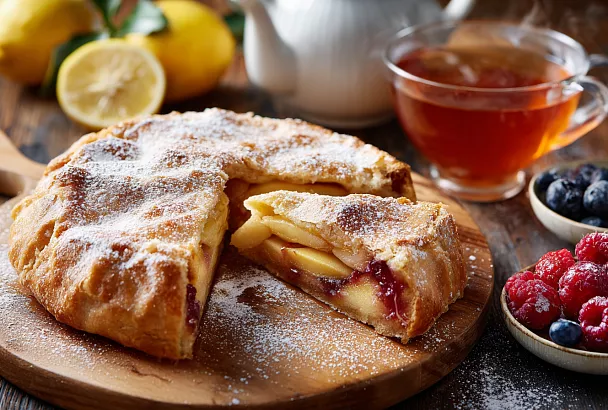 Нежный пирог с начинкой: самый быстрый рецепт