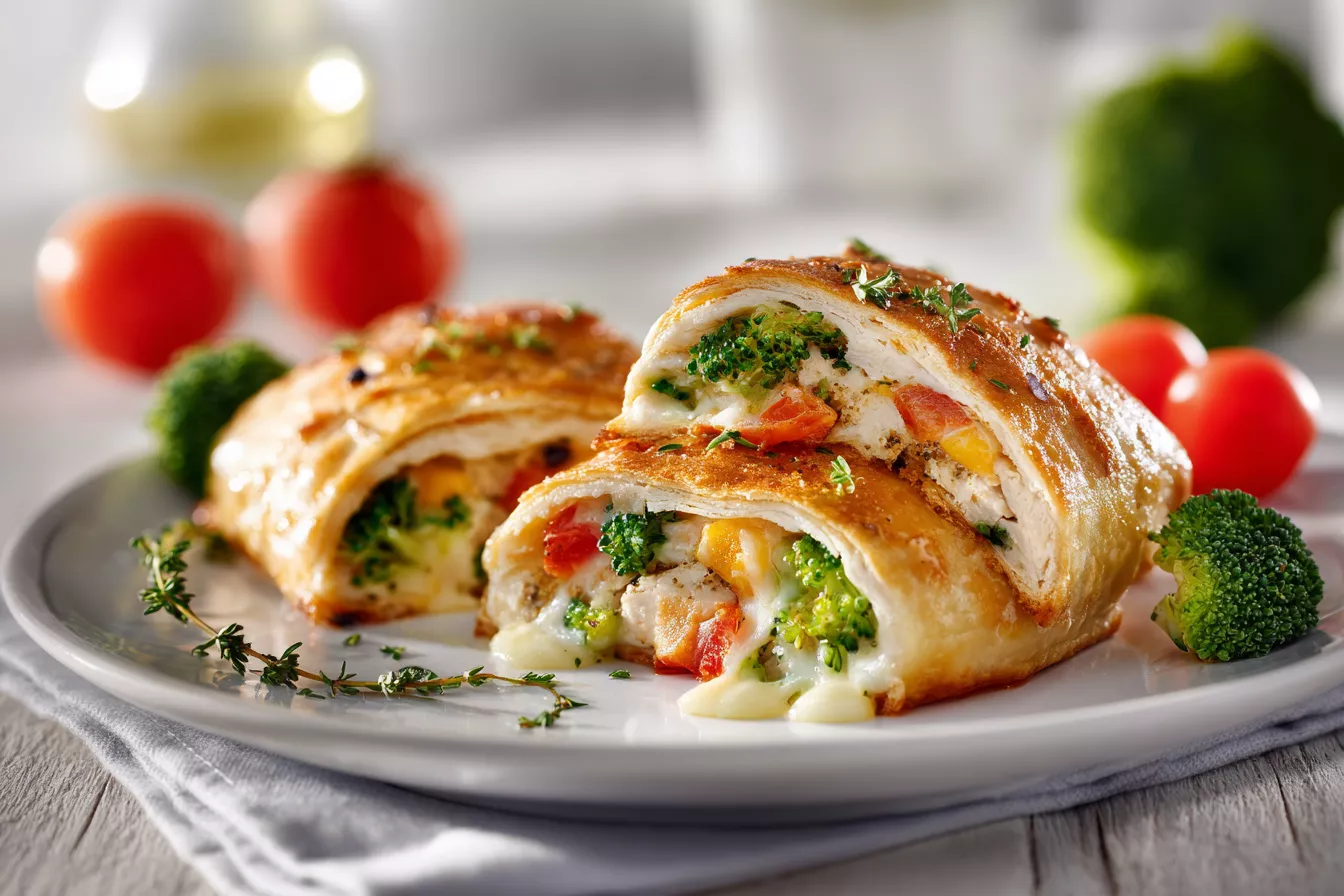 Куриные конвертики с овощами и сыром — сочные, полезные и почти без углеводов, ешь и худей