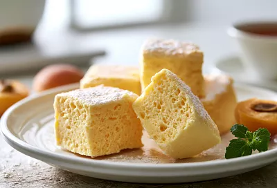 Беру абрикосы и желатин — готовлю воздушный ягодный десерт, который на вкус как маршмеллоу