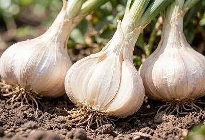 Озимый чеснок весной: 3 подкормки - от всходов до крупных головок