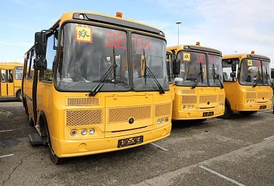 Кубанские школы получили еще 35 новых автобусов